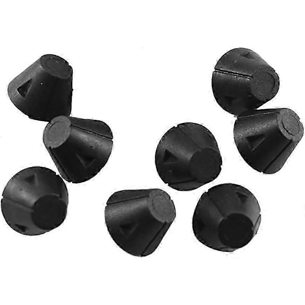 25 stk. Udskiftningsfodboldknopper Sorte fodboldknopper 13 mm Plastikknopper til fodboldstøvler Skridsikre metalknopper Fodboldstøvler til voksne børn Soc