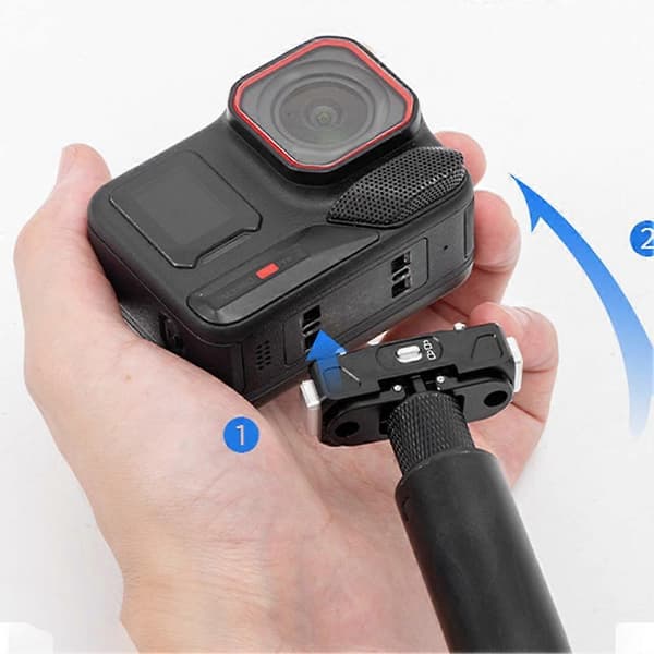 Velegnet til panoramiske kameraer, Action Camera Mount Quick-Release Mount Tilbehør