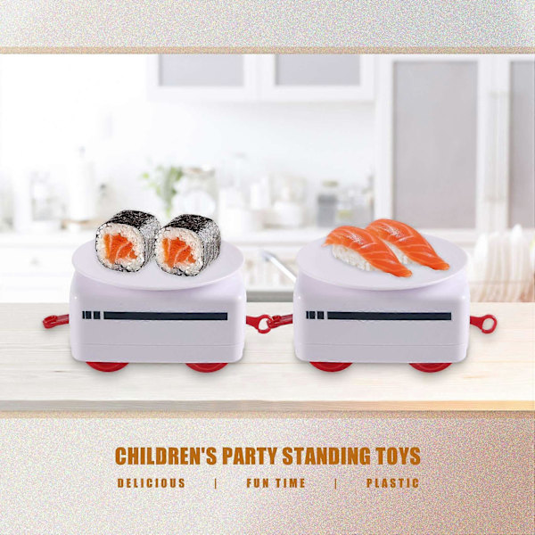 Sushi Tog Roterende Sushi Legetøjsbane Transportbånd Roterende Bord Børne Mad Tog Sæt DIY Sushi Fremstilling