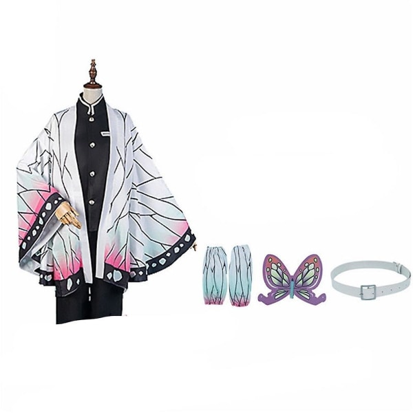 Demon Slayer Cosplay Tanjirou Kamado Cosplay Kostume til Voksne - Mænd XL / Kimetsu no Yaiba