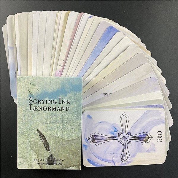 Ethereal Visions Light Up Tarot -korttipakka pöytäpeliin, juhliin ja hauskaan ajanvietteeseen 40pcs mts03
