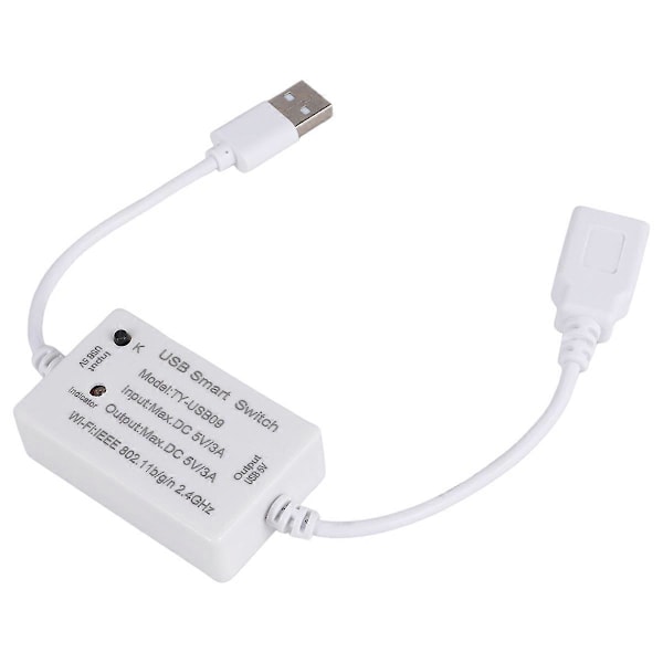 Tuya USB Bryter WIFI Kontroller Timer for USB for Hjem