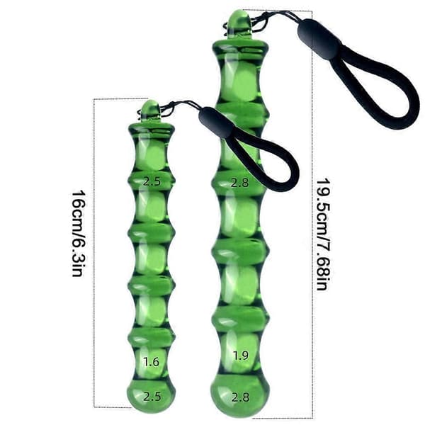 Glasmassagestav - Temperaturmångsidig, Ergonomisk Design transparent smal