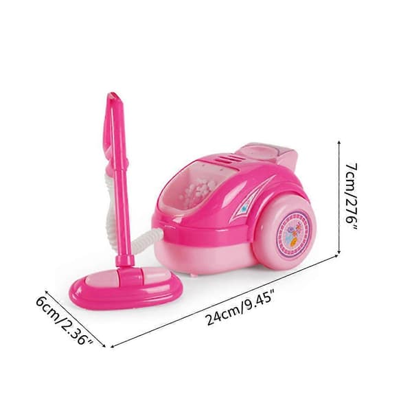 Lasten Poika Tyttö Mini Keittiö Sähkölaite Pölynimuri Lelu Set E