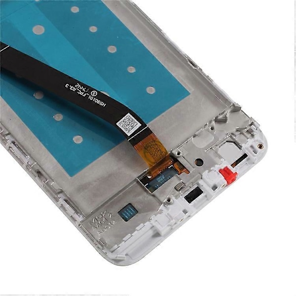 Kompatibel med Huawei Mate 10 Lite Grade B LCD-skærm og digitizer-samling + ramme (uden logo) White