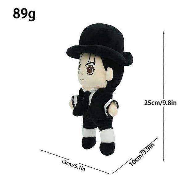 Michael Jackson Plys 23cm black
