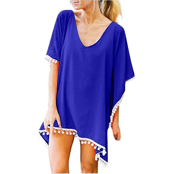 Sarong til strandbruk for kvinner, lang kimono til strandbruk, sommerlig snor for kvinner