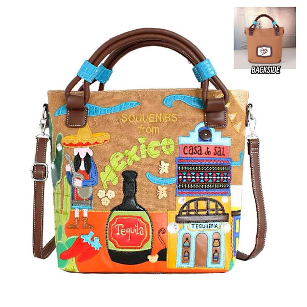 Naisten retro tyylinen kangaskassi, suuri olkalaukku, crossbody-ostoskassi Coffee 35x33x10cm