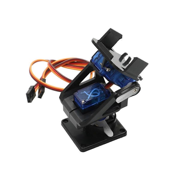 1 Sett Dobbel Akse Servo Gimbal Anti-Vibrasjons Kamera Plattform Feste PTZ Pan/Tilt med 2 stk 9G Servo fo