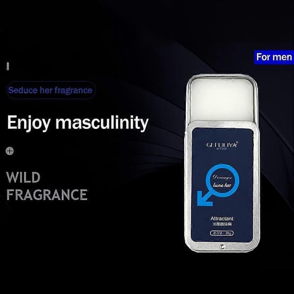 Solid Perfume Balm Long Lasting Alcohol-Free for Men Women Portable rosa