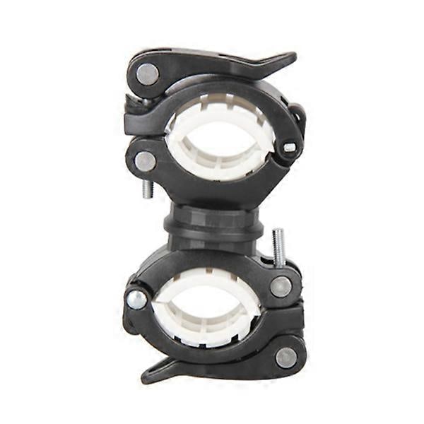 360 graders roterende sykkellys dobbel holder LED frontlykt lampe pumpe styrefeste