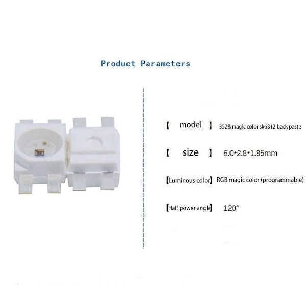 200 ST SK6812 MINI-E RGB (Liknande WS2812B) SK6812 3228 SMD Pixlar LED