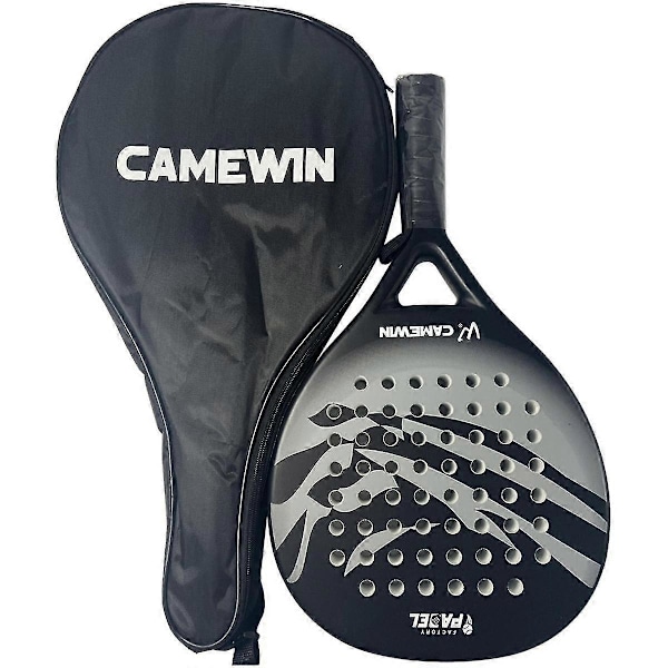 Padelracket Strandtennis Kolfiber Eva Yta Tennisracket Racket Med Padleväska
