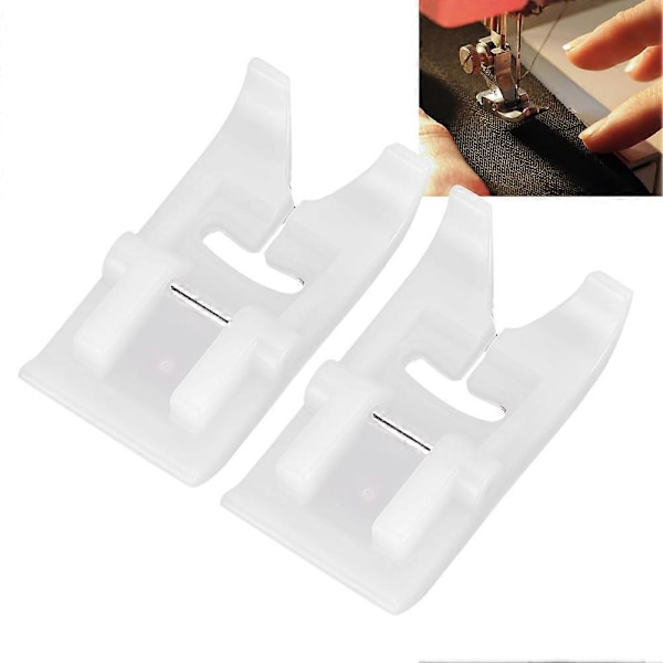 2 st NonStick-fot för FEIYUe Brother Singer Butterfly Acme hushållssymaskin
