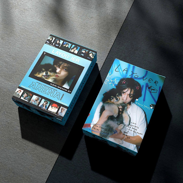 55 BTS V Lomo Kort Solo Album Layover Støtte Omgivende Guld Taiheng Samlekort