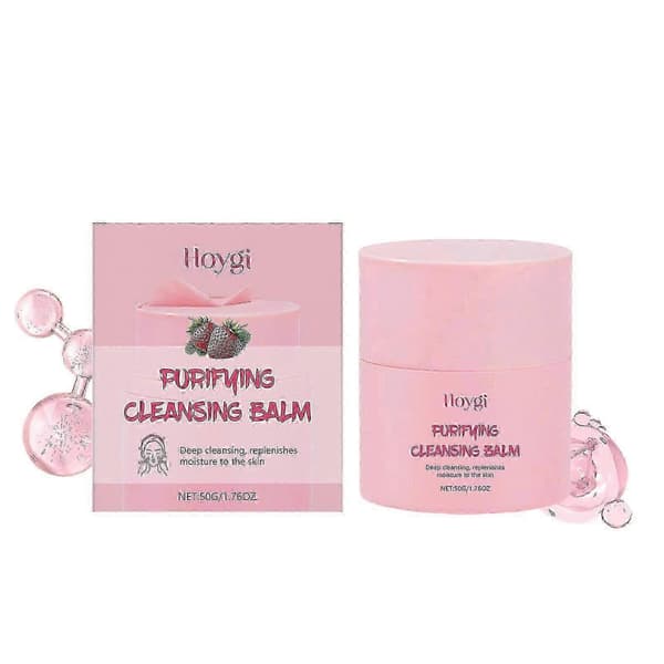 Jordbær Rensecreme - Dybderens, Næring & Skånsom Makeupfjerner, 50g