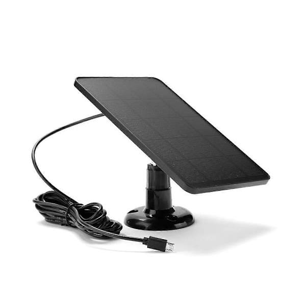 4W 5V Solcellsladdare USB-laddning Bärbara solpaneler för säkerhetskamera/små system