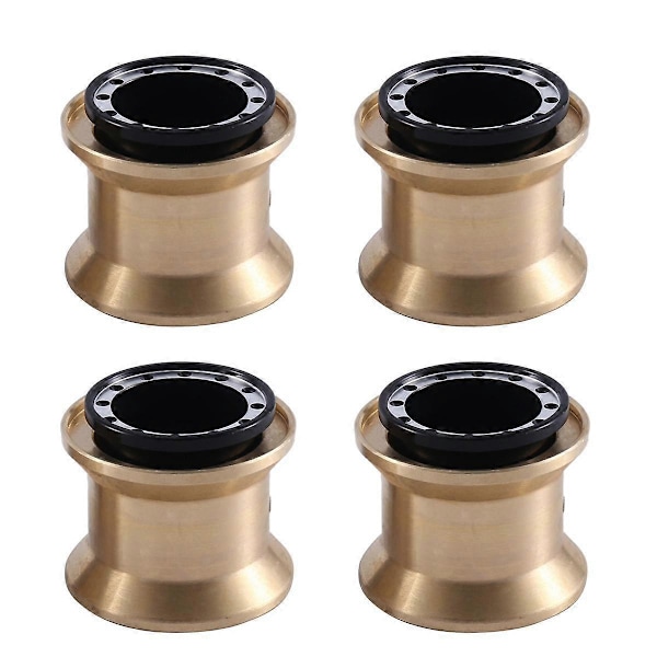 4 stk. Messing Klemring Metall 1.0 Felg Hjulnav for FMS FCX24 Max Smasher 1/24 RC Crawler Bil U