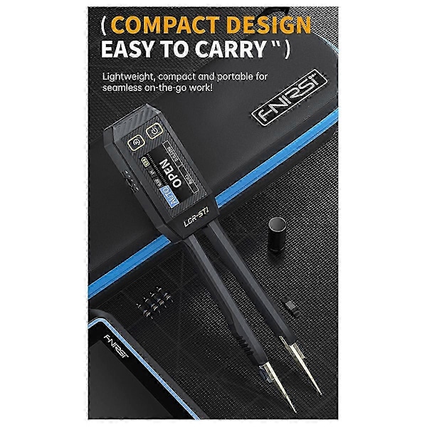 Lcr-st1 Intelligent Digital Bro-pincet Modstand, Induktans og Kapacitans Komponent Test Lcr Meter