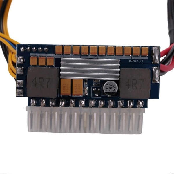450W 24Pin 12V DC Input 450W Output Realan Mini ITX Pico PSU DC ATX PC Switch DC-DC ATX Strømforsyning