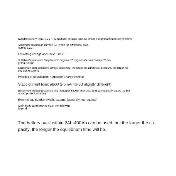 3A Hel Gruppe Balancer Aktiv Lithium - Lifepo4 Batteri Equalizer Energi Overførsel Kondensator Board-