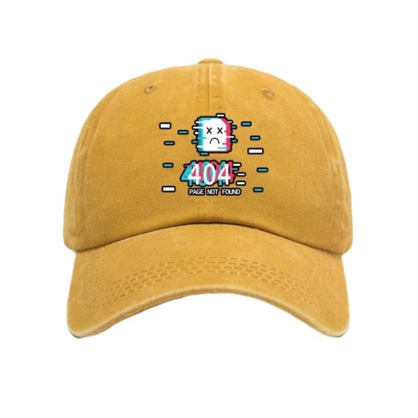 404 Not Found Caps med brem Yellow