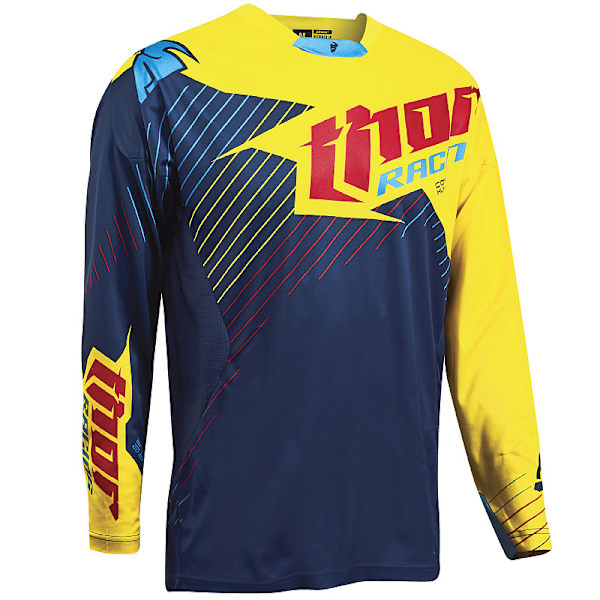 Sommer offroad motorcykel downhill dragt Mountainbike køredragt langærmet T-shirt yellow XXXL