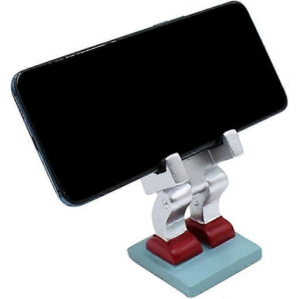 Kreativ robot skrivebords telefonholder (eksklusive telefoner), sød universal skrivebords tablet telefonholder, understøtter hjemme- og kontorindretning