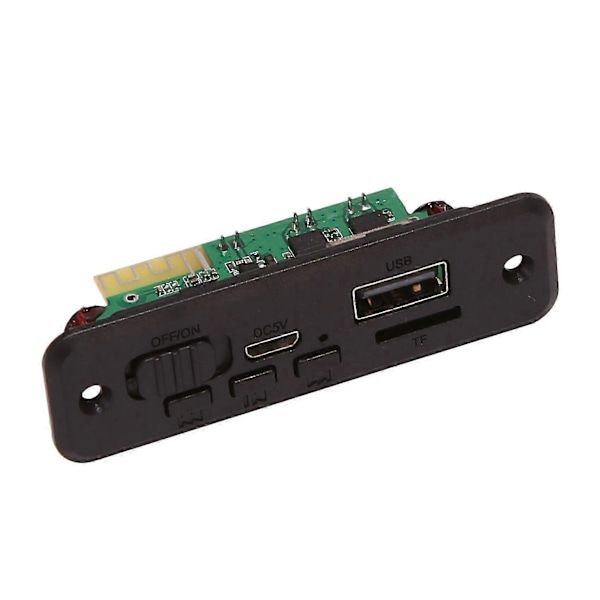 MP3 Decoder Board 5V Effektforstærker 2X3W Bluetooth 5.0 Decoder W/Opkaldsfunktion FM Radio Modul Understøtter MP3/USB Funktion