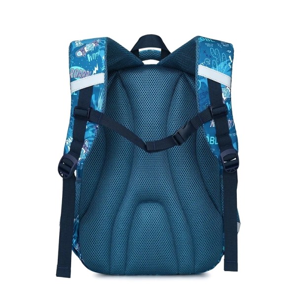 Dinosaurie Ryggsäcksset för Pojkar med Lunchlåda Pennfodral Flickor Skolväska Barn Lågstadie Förskola Tecknad Skolväska black Dinosaur 2pcs