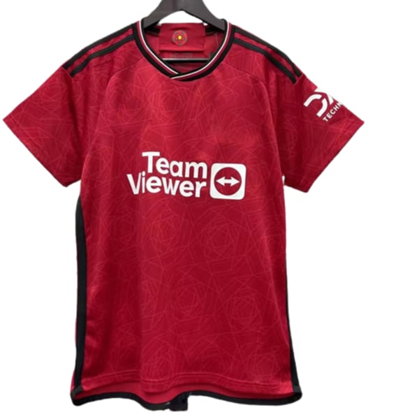 23-24MU hemmaplan Manchester United anpassad träningsdräkt kortärmad tröja T-shirt G.Neville NO.2 XL