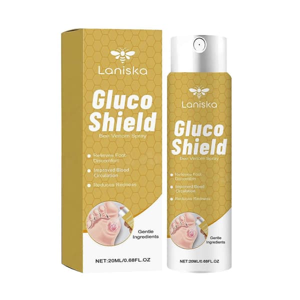 Gluco-Shield Bee-Venom Sår Spray Lang Beskyttelse Lange Kontortimer 3pcs