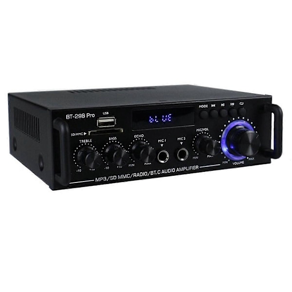Forstærker Bt 298 Pro Hjemmebiograf Forstærker Karaoke Dual Channel Stereo Bluetooth 5.0 Maksimum 800W
