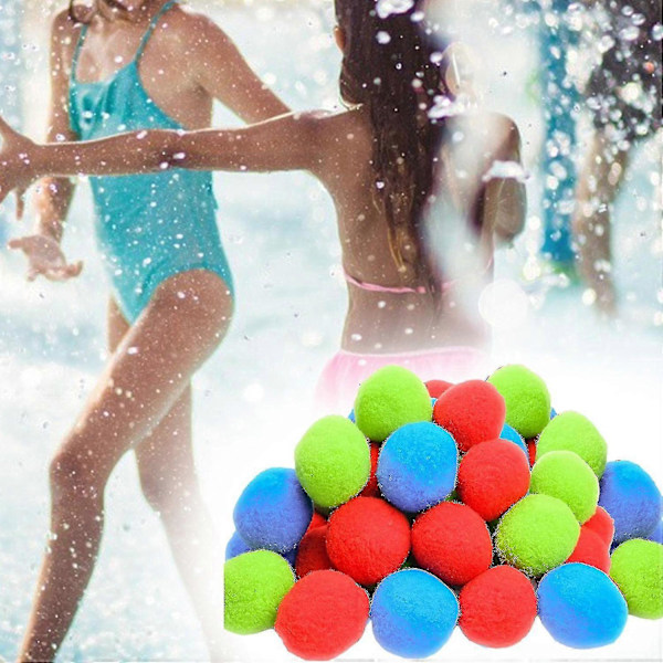 10 stk./sæt Vandkugler Vit Farver Frigør Energi Mini Sommer S Gaming Splash Soaker Kugler Til Udendørs (lilla)