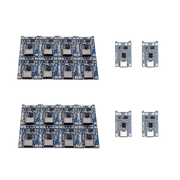 20 stk. 5V Lithium Batteri Opladningskort Modul Type-C Interface Opladningsbeskyttelse