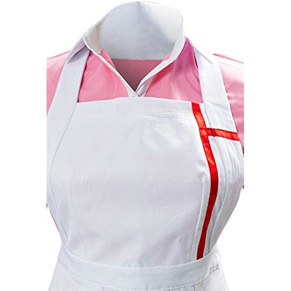 Super Danganronpa 2 Mikan Tsumiki Cosplay Kostym M