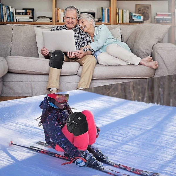 Lämmitettävä polvituki, lämpöpolvisuojat Heilwiyn nivelrikon, nivelkipujen ja reuman hoitoon, lämmin lahja