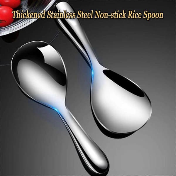Ske Rustfrit Stål Risske Tyk Non-Stick Husholdnings Non-Stick Ris Rustfrit Stål Ske Kitc