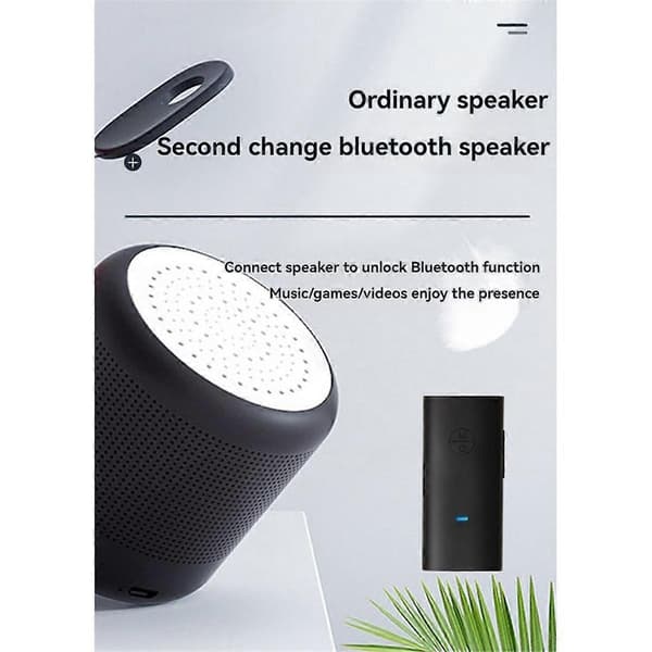 Trådløs Bluetooth-mottakeradapter 5.1 Lavalier Bluetooth-mottaker med mikrofon for bilmobilstrømming