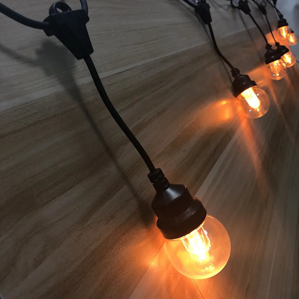 IP65 LED-valosarja keijukaisvaloköynnöksellä, suunniteltu loma-ajan valaistukseen, häihin, puutarhajuhliin, patiolle, aukiolle, joulukuuseen, ulkokoristeluun 13M 20Bulbs Drop pmma