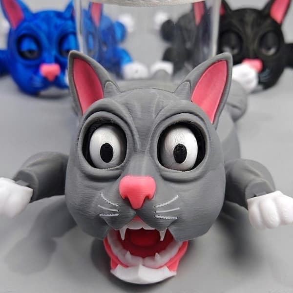 Panicked Cats Varmebestandig Koppmatte Isolasjonspute-Grå Gray