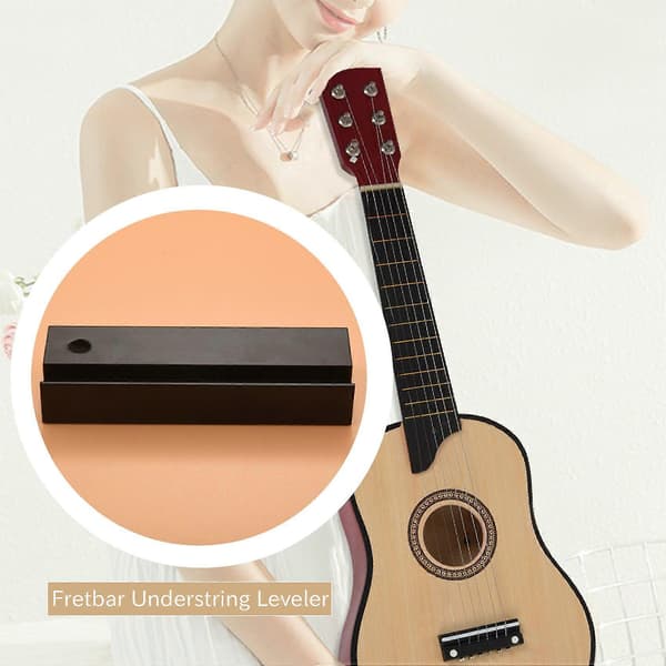 Fretbar Understring Leveler Fret Slipnings Nivelleringsbalk Fil Bar Luthier Verktyg för Gitarr Bas Reparation