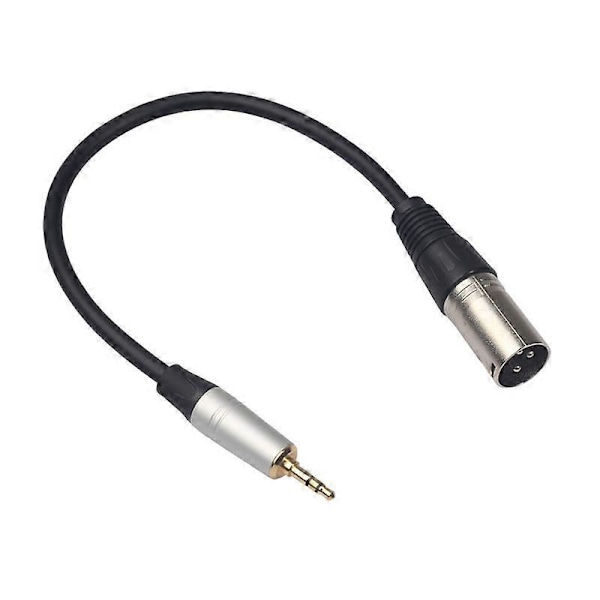 3,5 mm:n stereoliitin audiokaapeli, 3,5 mm:n stereoliitin - 3-nastainen XLR-uros mikrofonin audiokaapeli