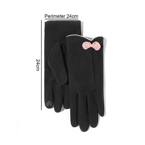 Dame Vinter Grace Varme Handsker Med Sensitiv Touch Screen Handsker Til SMS Style1