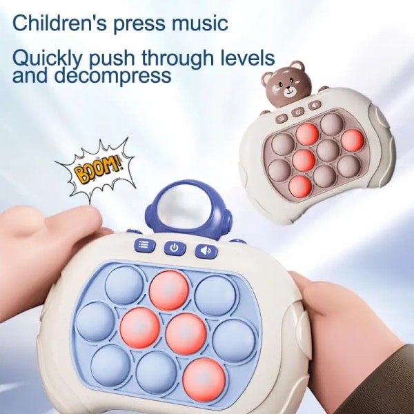Ultimat Moro med Trykke Spillmaskin, Happy Speed, Puzzle Pass, Drep Rotter & Dekomprimeringsleker - Gjør Deg Klar for Non-Stop Underholdning White Frog Premium