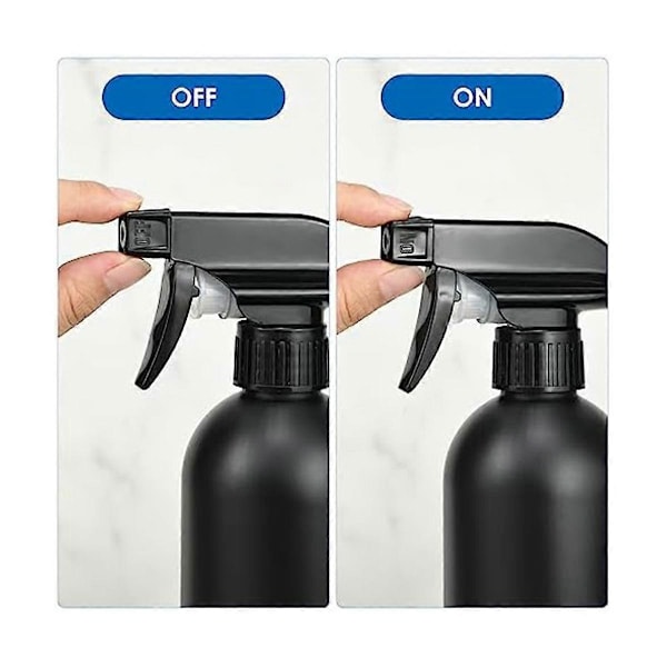Förpackning med 4 Sprayflaskor, 500 ml, Sprayflaskor i Plast, Frisörsprayflaskor, Växtsprayflaska