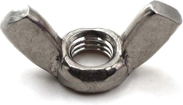 M10 Vingmutter 304 Rostfritt Stål Gängmutter Handskruvsmutter (20-pack) - Användbar