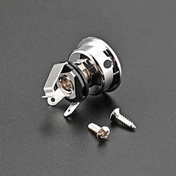 6,35 mm 1/4 tommer Guitar Jack Stereo Output Socket til Elektrisk Guitar Dele
