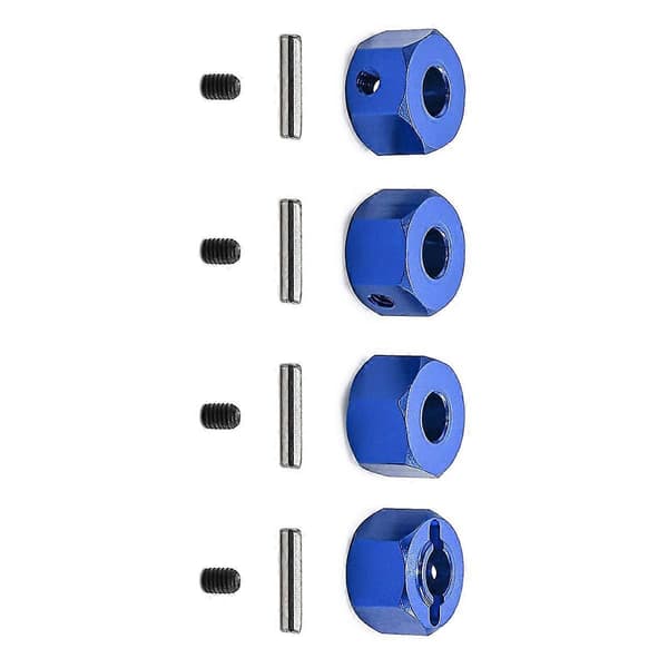 RC Bil Opgradering Hex Connector 12MM Kit til MINI RC Bil Tilbehør Blå