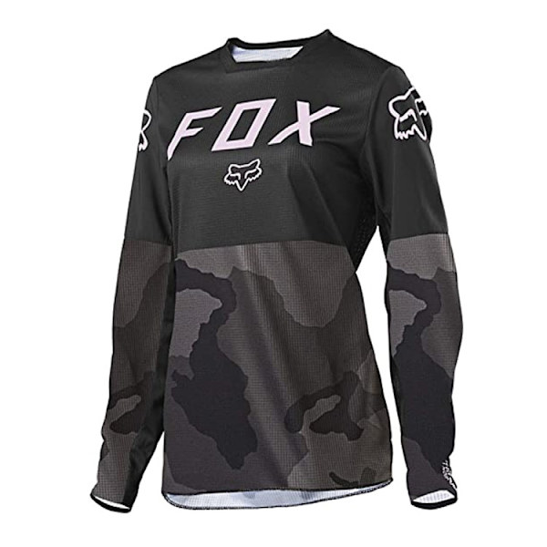 Sommar dam FOX långärmad utomhus sport andningsbar långärmad T-shirt M